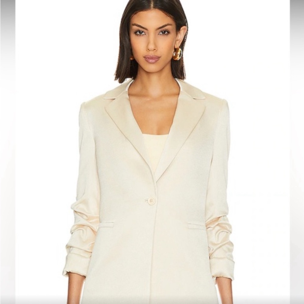 Alice + Olivia Silk Blazer